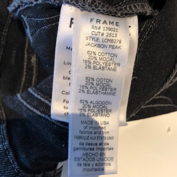 Frame denim mid rise le crop mini boot - Picture 10 of 10